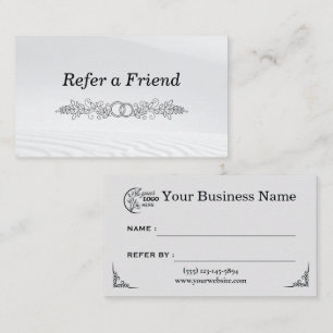 Modern Business Refer a Friend Professional Referral Card