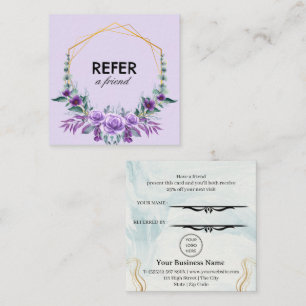 Modern Business Refer a Friend Professional Referral Card