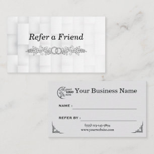 Modern Business Refer a Friend Professional Referral Card