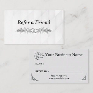 Modern Business Refer a Friend Professional Referral Card