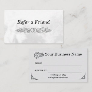 Modern Business Refer a Friend Professional Referral Card