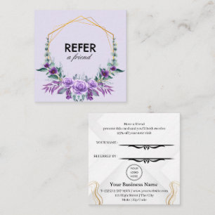 Modern Business Refer a Friend Professional Referral Card