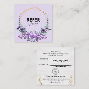 Modern Business Refer a Friend Professional Referral Card