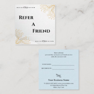 Modern Business Refer a Friend Professional Referral Card