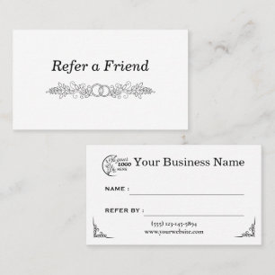 Modern Business Refer a Friend Professional Referral Card