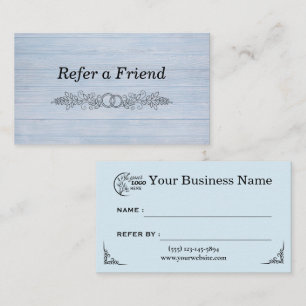 Modern Business Refer a Friend Professional Referral Card