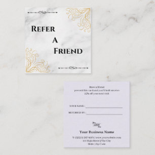 Modern Business Refer a Friend Professional Referral Card