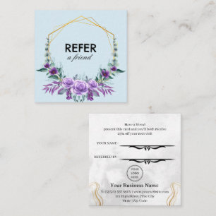 Modern Business Refer a Friend Professional Referral Card