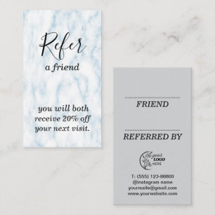 Modern Business Refer a Friend Professional Referral Card