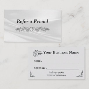 Modern Business Refer a Friend Professional Referral Card