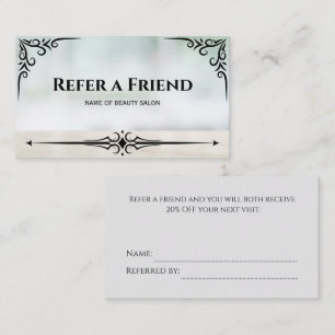 Modern Business Refer a Friend Professional Referral Card