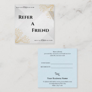 Modern Business Refer a Friend Professional Referral Card