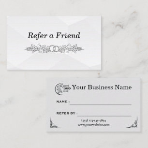 Modern Business Refer a Friend Professional Referral Card