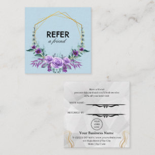 Modern Business Refer a Friend Professional Referral Card