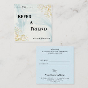 Modern Business Refer a Friend Professional Referral Card