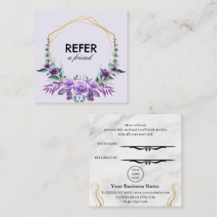 Modern Business Refer a Friend Professional Referral Card