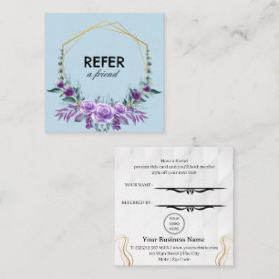 Modern Business Refer a Friend Professional Referral Card