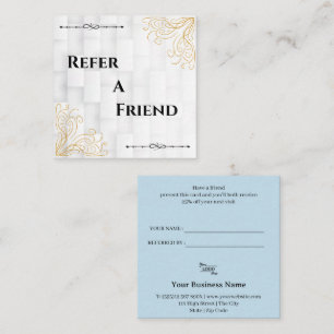 Modern Business Refer a Friend Professional Referral Card