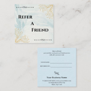 Modern Business Refer a Friend Professional Referral Card