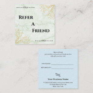 Modern Business Refer a Friend Professional Referral Card