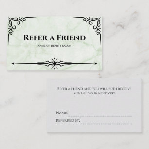 Modern Business Refer a Friend Professional Referral Card