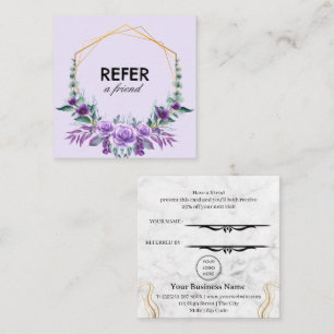 Modern Business Refer a Friend Professional Referral Card