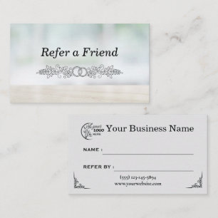 Modern Business Refer a Friend Professional Referral Card