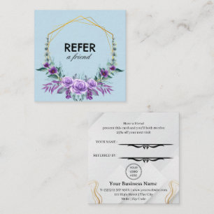 Modern Business Refer a Friend Professional Referral Card