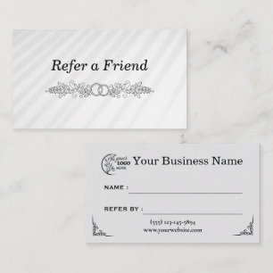 Modern Business Refer a Friend Professional Referral Card