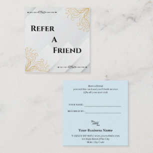 Modern Business Refer a Friend Professional Referral Card