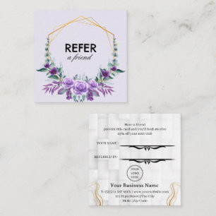 Modern Business Refer a Friend Professional Referral Card