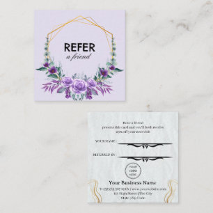Modern Business Refer a Friend Professional Referral Card