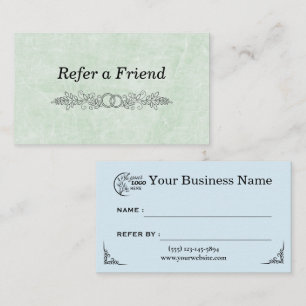 Modern Business Refer a Friend Professional Referral Card
