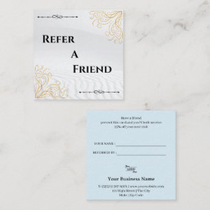 Modern Business Refer a Friend Professional Referral Card