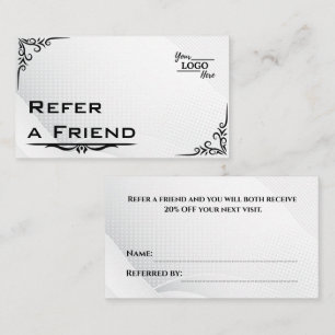 Modern Business Refer a Friend Professional Referral Card