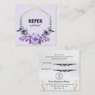 Modern Business Refer a Friend Professional Referral Card