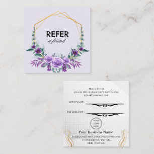 Modern Business Refer a Friend Professional Referral Card