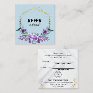 Modern Business Refer a Friend Professional Referral Card