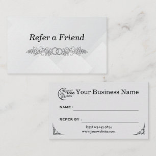 Modern Business Refer a Friend Professional Referral Card