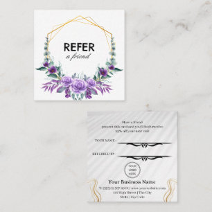 Modern Business Refer a Friend Professional Referral Card