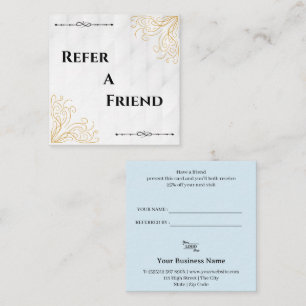 Modern Business Refer a Friend Professional Referral Card