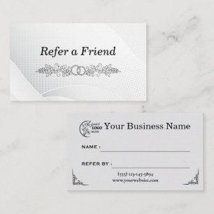 Modern Business Refer a Friend Professional Referral Card