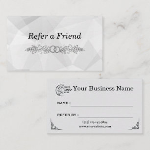 Modern Business Refer a Friend Professional Referral Card