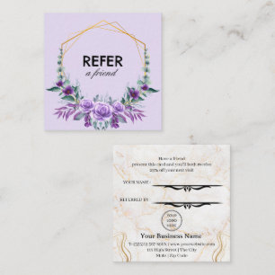Modern Business Refer a Friend Professional Referral Card