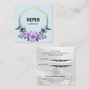 Modern Business Refer a Friend Professional Referral Card