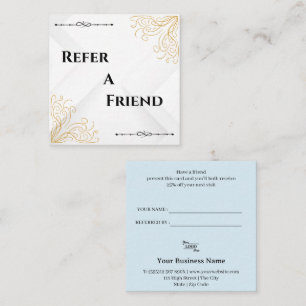 Modern Business Refer a Friend Professional Referral Card
