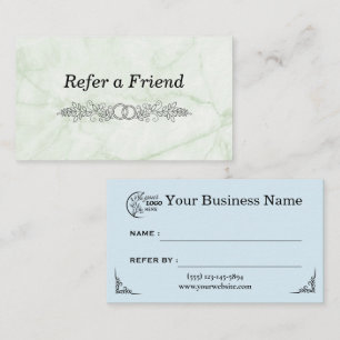 Modern Business Refer a Friend Professional Referral Card