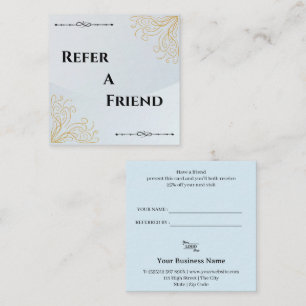 Modern Business Refer a Friend Professional Referral Card