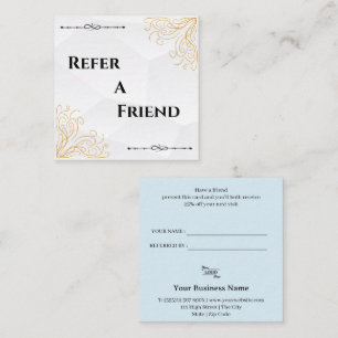 Modern Business Refer a Friend Professional Referral Card