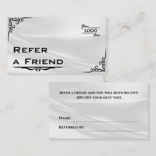 Modern Business Refer a Friend Professional Referral Card